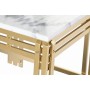 Centre Table DKD Home Decor Metal Aluminium Marble 80 x 40 x 40 cm