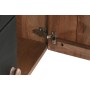 Sideboard DKD Home Decor Black Natural Wood 177 x 38 x 75 cm