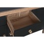 Sideboard DKD Home Decor Black Natural Wood 177 x 38 x 75 cm