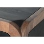 Sideboard DKD Home Decor Black Natural Wood 177 x 38 x 75 cm