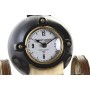 Table clock DKD Home Decor Black Golden Colonial