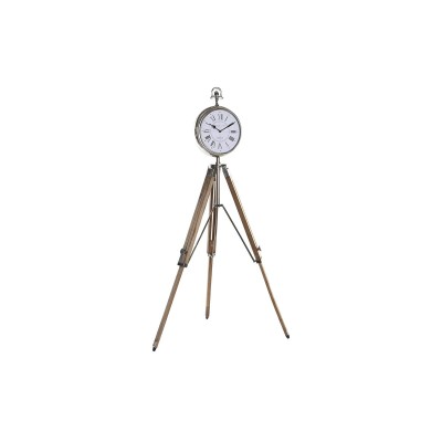 Table clock DKD Home Decor Silver Natural