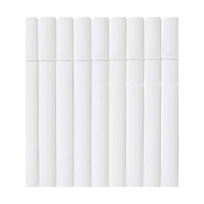 Canisse Nortene Plasticane Ovale 1 x 3 m Blanc PVC