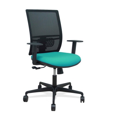 Chaise de Bureau Yunquera Piqueras y Crespo 0B68R65 Vert turquoise