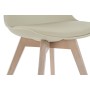 Chaise DKD Home Decor Beige Naturel Mousse polypropylène Bois de hêtre Polyuréthane 48 x 54 x 82 cm 48 x 55 x 83 cm