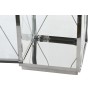 Lantern set DKD Home Decor Black Crystal Steel Modern Chromed 18 x 18 x 43 cm (2 Pieces)