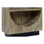 Sideboard DKD Home Decor Black Natural Mango wood 70 x 35 x 185 cm 70 x 35 x 184 cm
