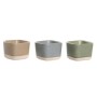 Appetizer Set DKD Home Decor 21,6 x 15 x 1,5 cm Porcelain Multicolour Bamboo Scandinavian