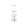 Etagère DKD Home Decor 32,5 x 30 x 86 cm Verre Doré Métal