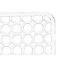 Tapis Antidérapant Kinvara 29100273 Transparent Plastique 28 x 0,1 x 28 cm Évier (12 Unités)