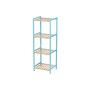 Etagère de salle de bains Berilo WR5503-4-462 Bleu Naturel 35 x 30 x 100 cm