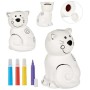 Paint Your Own Money Box Pincello 19280 Ceramic Cat 9 x 11,8 x 8,5 cm (12 Units)