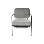 Siège DKD Home Decor Gris Métal 62 x 76 x 76 cm 55 x 71 x 72 cm