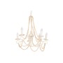 Ceiling Light Home ESPRIT White Light brown Wood Metal 25 W 60 x 53 x 55 cm