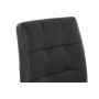 Chaise DKD Home Decor Noir Gris foncé 47,5 x 57,5 x 83 cm