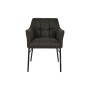 Chaise DKD Home Decor Noir Brun foncé Gris foncé 60 x 60 x 84 cm