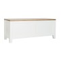 TV furniture DKD Home Decor White Brown Acacia Mango wood 125 x 40 x 50 cm
