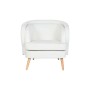 Siège DKD Home Decor Blanc Naturel Bois 91 x 80 x 78 cm