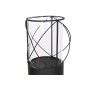 Ensemble de bougeoirs Home ESPRIT Noir Métal Verre 27 x 27 x 125 cm (2 Unités)