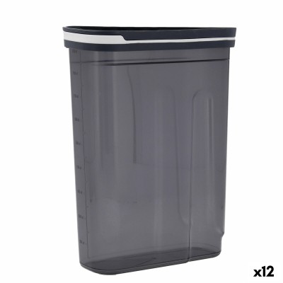 Food Preservation Container Quid City Grey 2,7 L With lid Dispenser (12 Units)