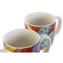 Coffee Set DKD Home Decor Multicolour Coral Bamboo Dolomite Modern 180 ml