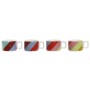 Piece Coffee Cup Set DKD Home Decor White Multicolour Light brown Metal Bamboo Dolomite 260 ml