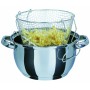 Poêle à frire avec panier GSW Acier inoxydable Ø 22 cm Argenté