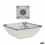 Snack Bowl La Mediterránea Rosetta Porcelain 13 x 13 x 5 cm (28 Units)