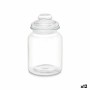 Bocal Vivalto CW-P00712-2/TH6 Transparent 900 ml Avec couvercle (12 Unités)