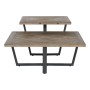 Table Basse Home ESPRIT Noir Naturel Métal Bois d'épicéa 118 x 78 x 45 cm