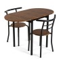 Ensemble Table + 4 Chaises DKD Home Decor 121 x 55 x 78 cm