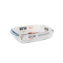 Plat de Four Quttin   verre Rectangulaire 950 ml 22,8 x 14,9 x 4,5 cm (6 Unités)