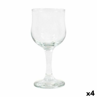 Wine glass set LAV Nevakar White 200 ml Wine 6 Pieces (4 Units)
