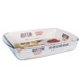 Plat de Four Quttin   Transparent verre Rectangulaire 5 L 40,2 x 26,4 x 7 cm (6 Unités)