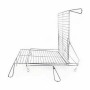 Grill Algon Chrome Plaque Tournante Argenté 45 x 50 x 9 cm (4 Unités)