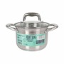 Casserole avec couvercle en verre Quttin Caesar Acier ø 16 x 11,5 cm (6 Unités)