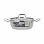 Casserole with lid Quttin Hotel ø 20 x 8 cm Steel (4 Units)