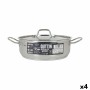 Casserole with lid Quttin Hotel Ø 26 x 9 cm Steel (4 Units)