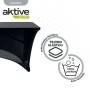 Protective Case Aktive Black 122 x 76 x 61 cm Table Accessories Cars Road (6 Units)