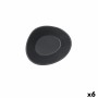 Appetizer Set Bidasoa Cosmos Grey Ceramic 12 cm (6 Units)