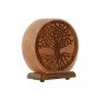 Lampe de bureau Home ESPRIT Arbre Marron Rose Bois Sel 15 W 220 V 16 x 7 x 18 cm