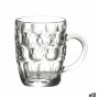 Set of jugs La Mediterránea Abadia Beer 600 ml 2 Pieces (12 Units)