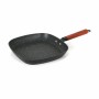 Poêle à Grilller avec Rayures Quttin Doha Aluminium forgé 39 x 28 x 15 cm (6 Unités)