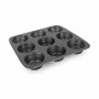 Tartlets tin Quttin 32 x 30 x 3,2 cm Drilled 8 Units