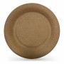 Service de vaisselle Algon Produits à usage unique papier kraft 12 Pièces 18 cm (24 Unités)
