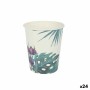 Set de Verres Algon Produits à usage unique Carton Tropical 10 Pièces 250 ml (24 Unités)