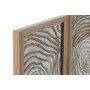 Set of 3 pictures Home ESPRIT Paper Crystal 20 x 2 x 30 cm (3 Pieces)
