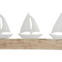 Figurine Décorative Home ESPRIT Blanc Naturel Voiliers méditerranéen 62 x 8,5 x 25,5 cm