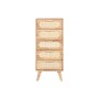 Caisson à Tiroirs Home ESPRIT Naturel Métal Bois d'hévéa 40 x 30 x 78 cm