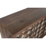 Sideboard Home ESPRIT Brown Black Silver Natural Mango wood Mirror 150 x 38 x 80 cm
